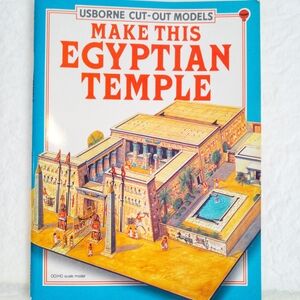Usborne Egyptian Temple Building Set - Multicolor